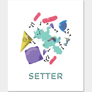 SetterKitten Posters and Art